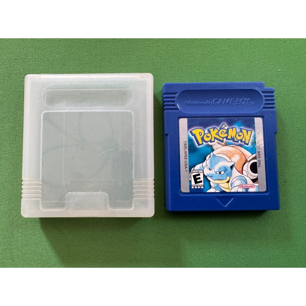 Nintendo Pokemon Blue Version Game Boy Blastoise Blue Original Authentic EXC